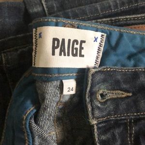 Low rise Paige jeans
